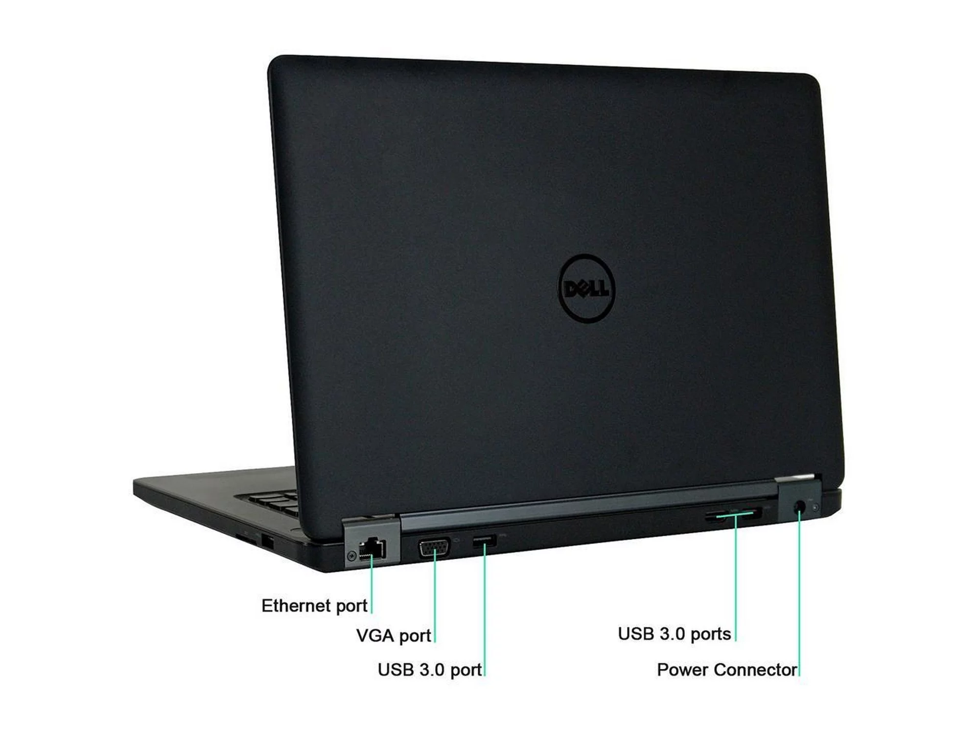 Dell Latitude E5450 Laptop Computer, 2.90 GHz Intel i7 Dual Core Gen 5, 16GB DDR3 RAM, 500GB Hard Disk Drive (HDD) SATA Hard Drive