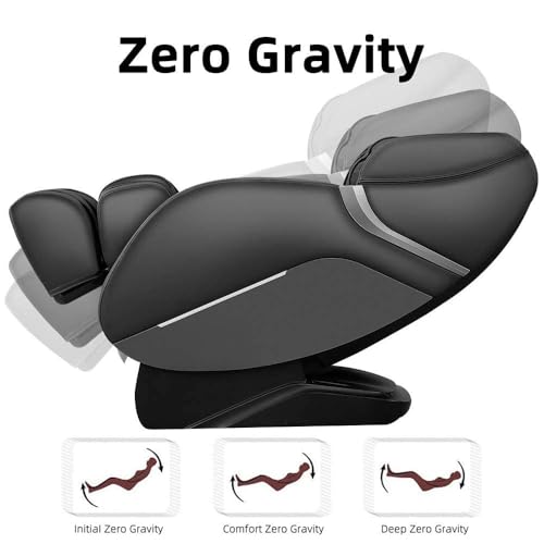 iRest 2025 SL Track Massage Chair Recliner, Full Body Massage Chair with Zero Gravity, Bluetooth Speaker, Airbags, Heating, and Foot Massage