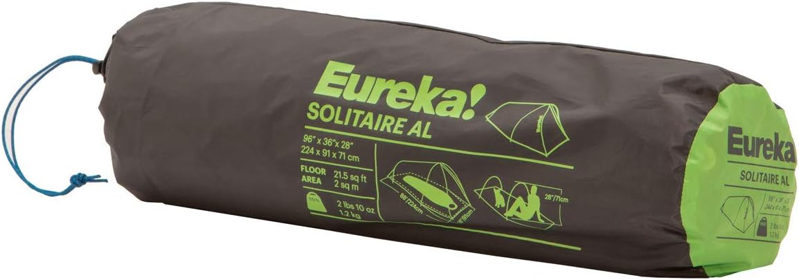 Eureka! Solitaire AL 1 Person, 3 Season, Camping and Backpacking Tent