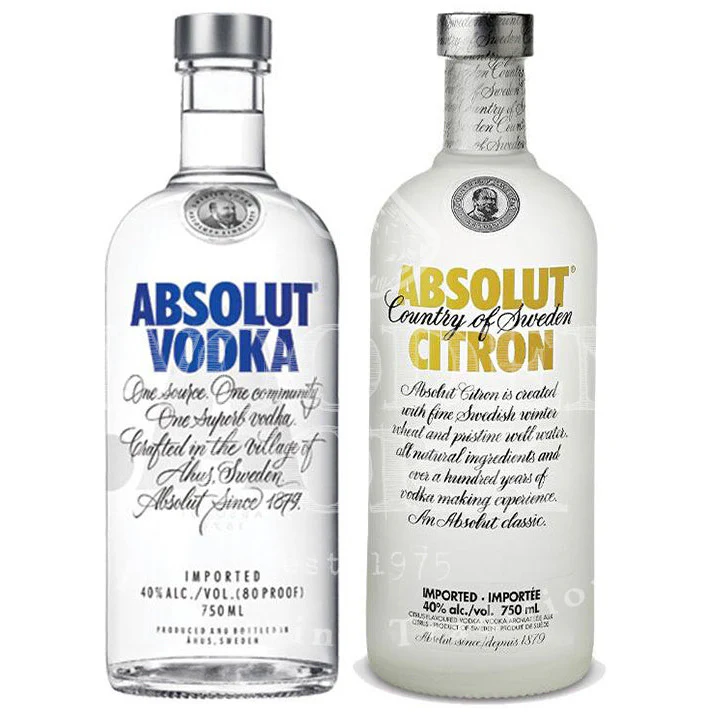 Absolut Vodka & Citron Bundle - Nestor Liquor