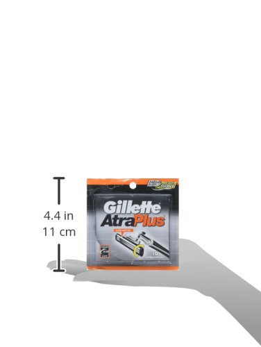 Gillette AltraPlus, 10 Count (Pack of 1), Black