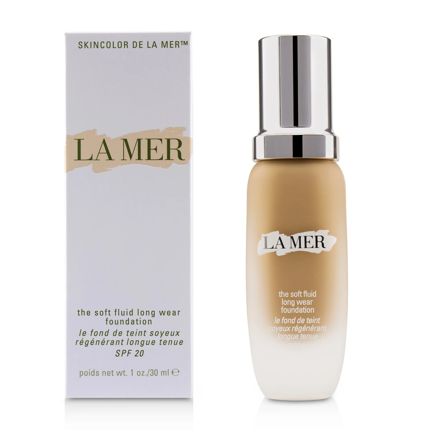 La Mer The Soft Fluid Long Wear Foundation SPF 20 - # 23/ 250 Sand (Box Slightly Damaged)  30ml/1oz