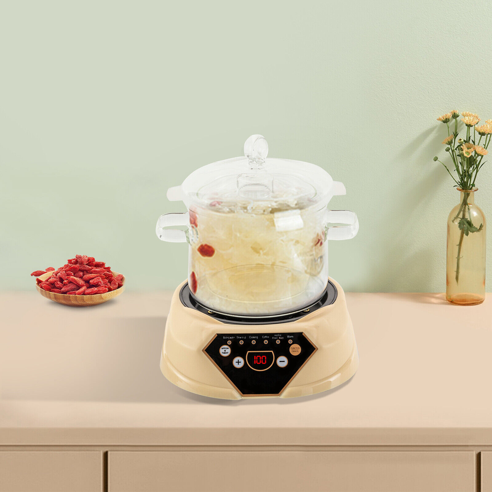 Multifunctional Health Pot Automatic Electric Stew Pot for Making Tea Porridge