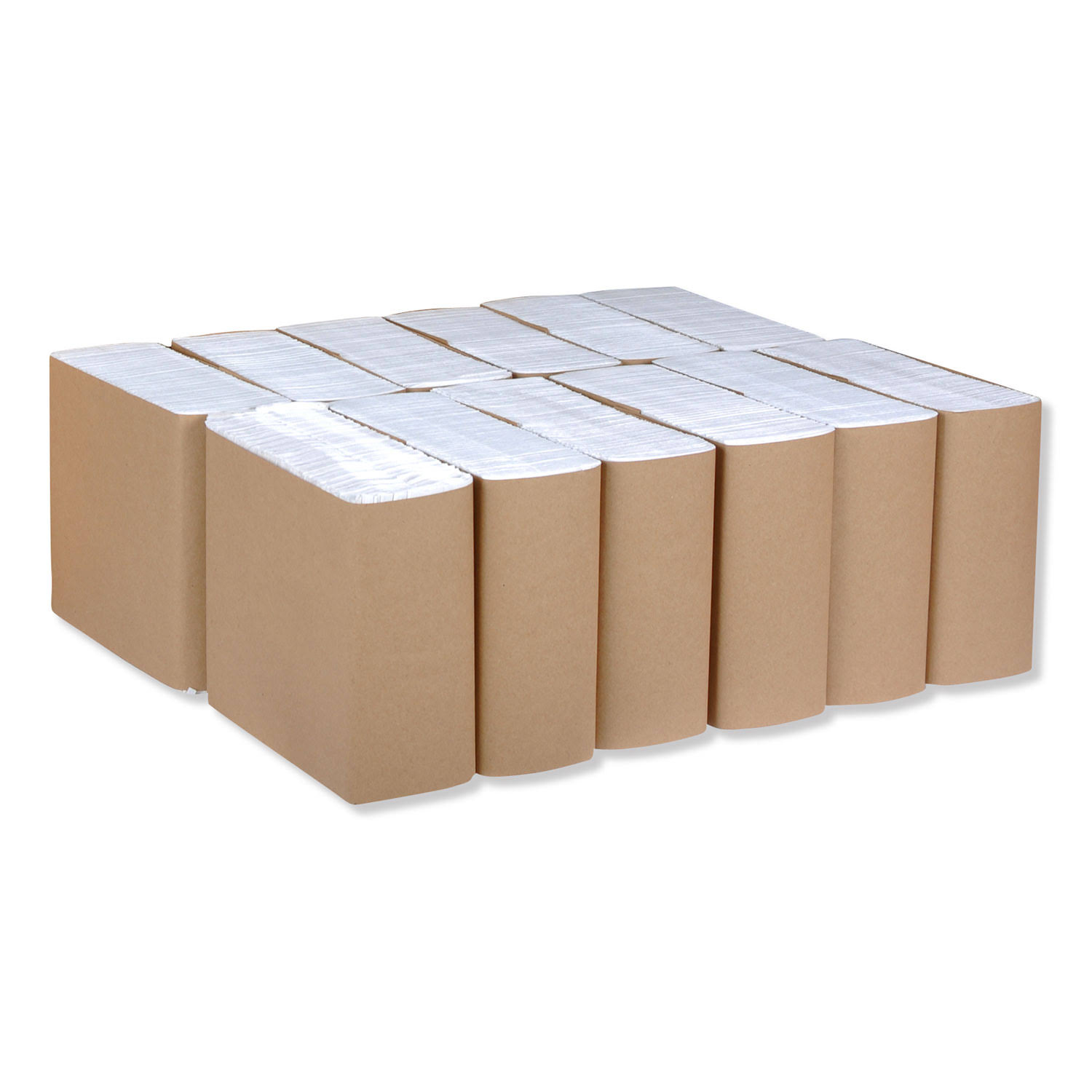 Universal White 1/8 Fold 1-Ply Dinner Napkins, 3000/Carton