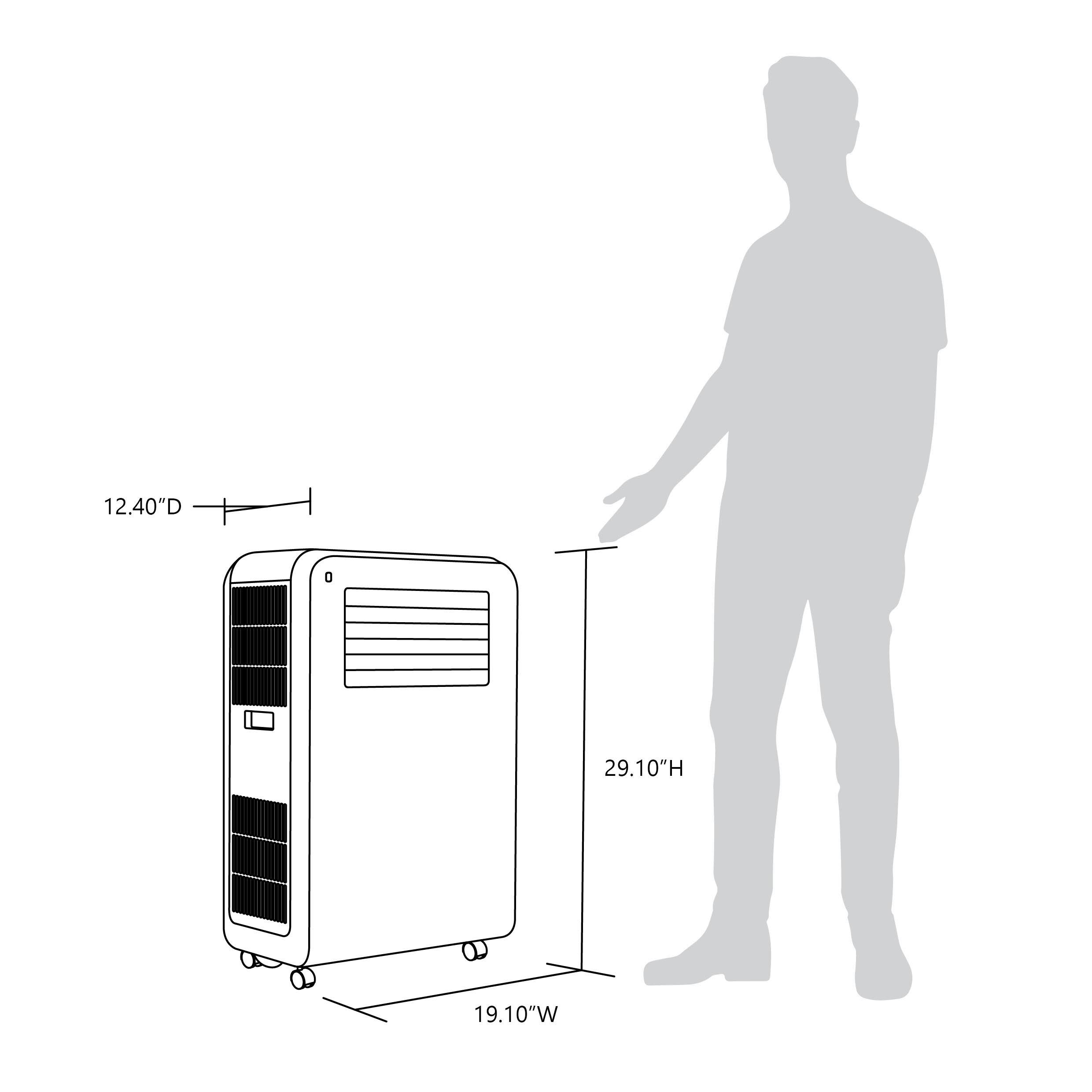 NewAir AC-12200H Portable Air Conditioner Heater