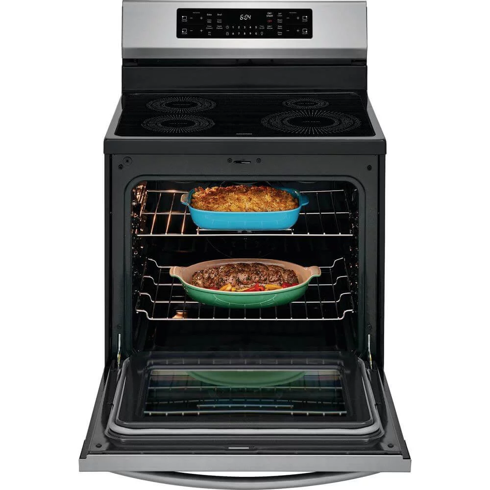 Frigidaire GCRI3058AF 30 Gallery Series Induction Range with 4 Elements 5.4 cu. ft. Capacity Air Fry and Steam Cleaning Option in Fingerprint