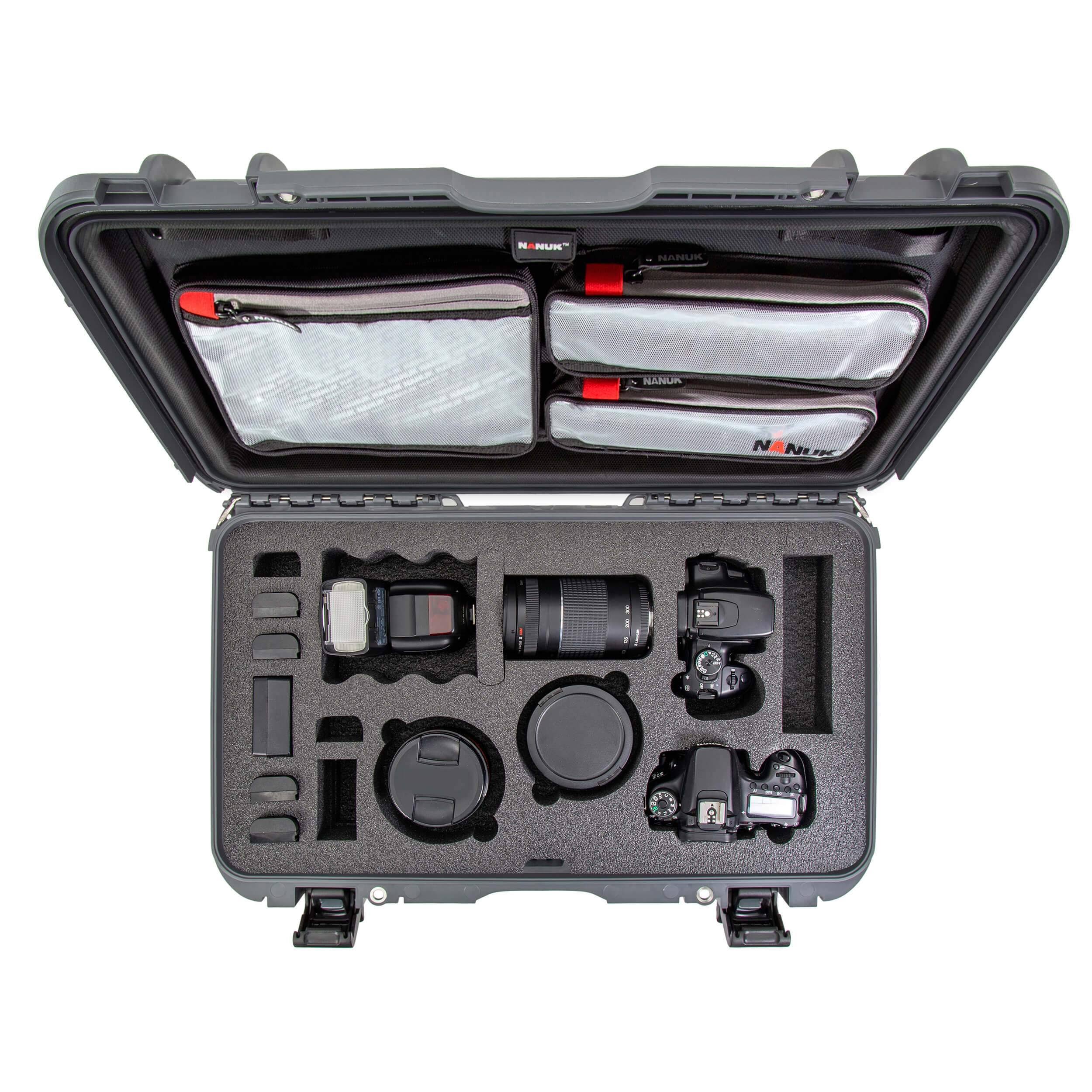 Nanuk 935 Dslr Camera Case with Lid Organizer (olive)