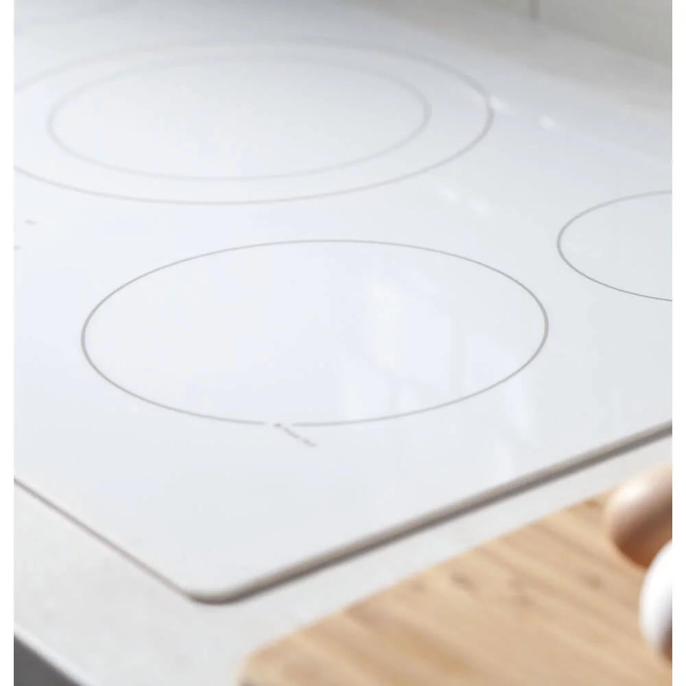 Ge Jp3036 36" Wide 5 Burner Electric Cooktop - White