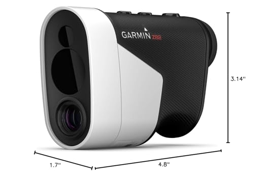 Garmin Approach Z82, Golf GPS Laser Range Finder, Accuracy Within 10” of The Flag, 2-D Course Overlays