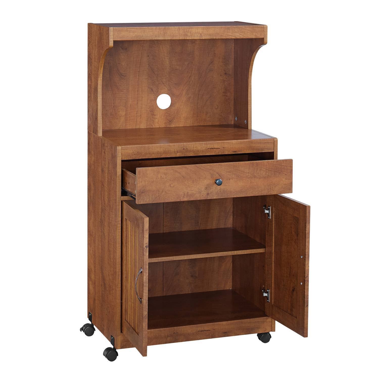 Microwave Cart Oak - Home Source