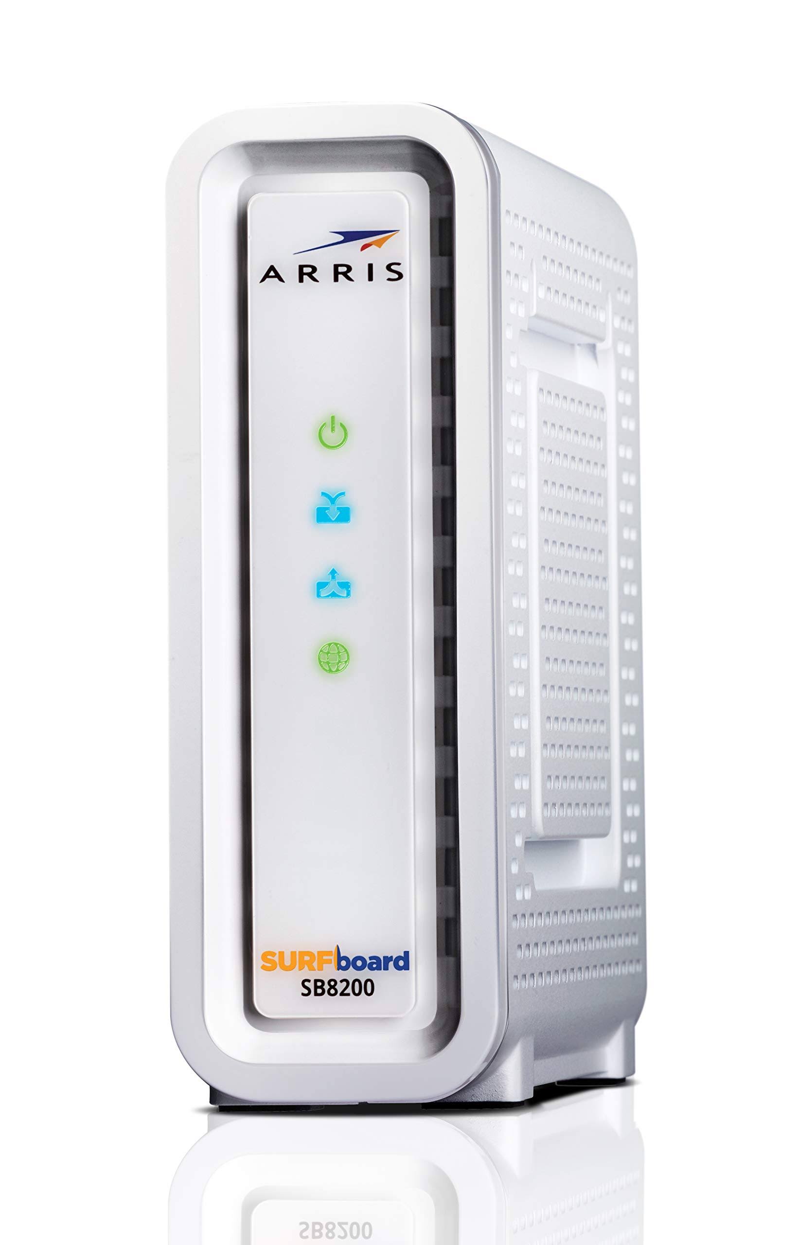 Arris SURFboard SB8200 Gigabit Ethernet Cable Modem - Fast/Gigabit Ethernet