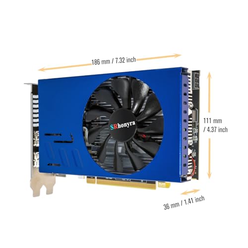 GTX 750 Ti 4GB Graphics Card GDDR5 Dual Slot 4HDMI Monitor Video Card 128-Bit PCIe Bus Powered