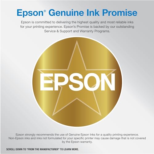 Epson EcoTank Photo ET-8550 Wireless Wide-Format All-in-One Supertank Printer with Scanner, Copier, Ethernet and 4.3-inch Color Touchscreen, Large