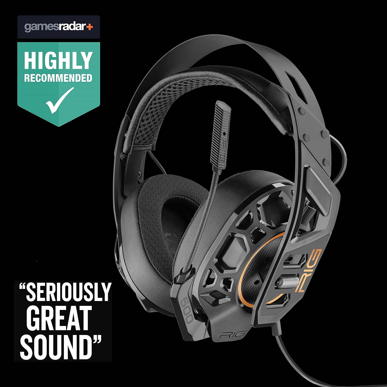 RIG 500 PRO HA Gen 2 Competition Grade PC Gaming Headset with 3D Surround Sound Pack of 2
