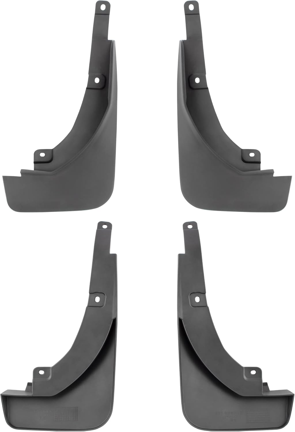 BOXI Set of 4 Front and Rear Side Mud Flaps Splash Guards Fit for Ford Escape 2020 2021 Sport Utility Mud Guard Set (Not fit for ST-Line Model