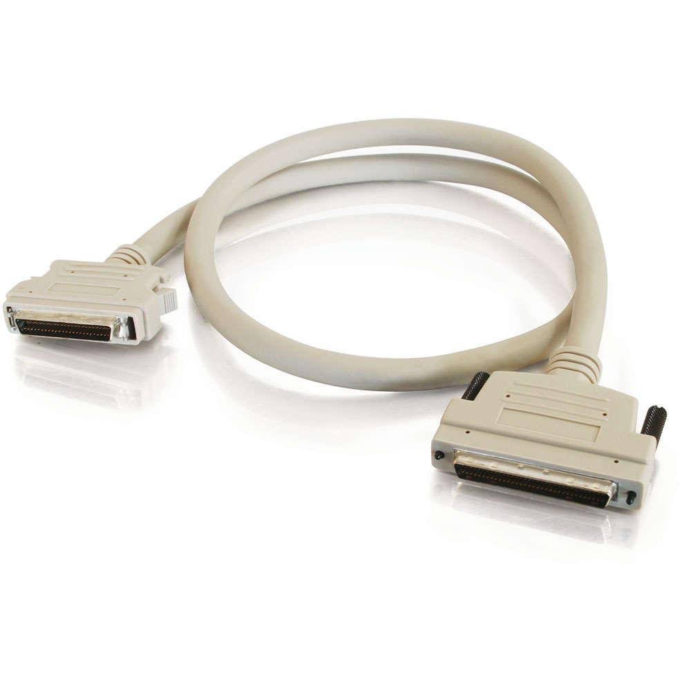 C2G 3ft SCSI-3 MD68M (Thumbscrew) to SCSI-2 MD50M Cable