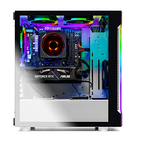 Skytech Gaming Azure 3 Desktop PC, Ryzen 7 7700 3.8 GHz (5.3GHz), NVIDIA RTX 5060, 1TB NVMe SSD, 32GB DDR5 RAM 5200 RGB, 650W Gold PSU, Wi-Fi, Win 11