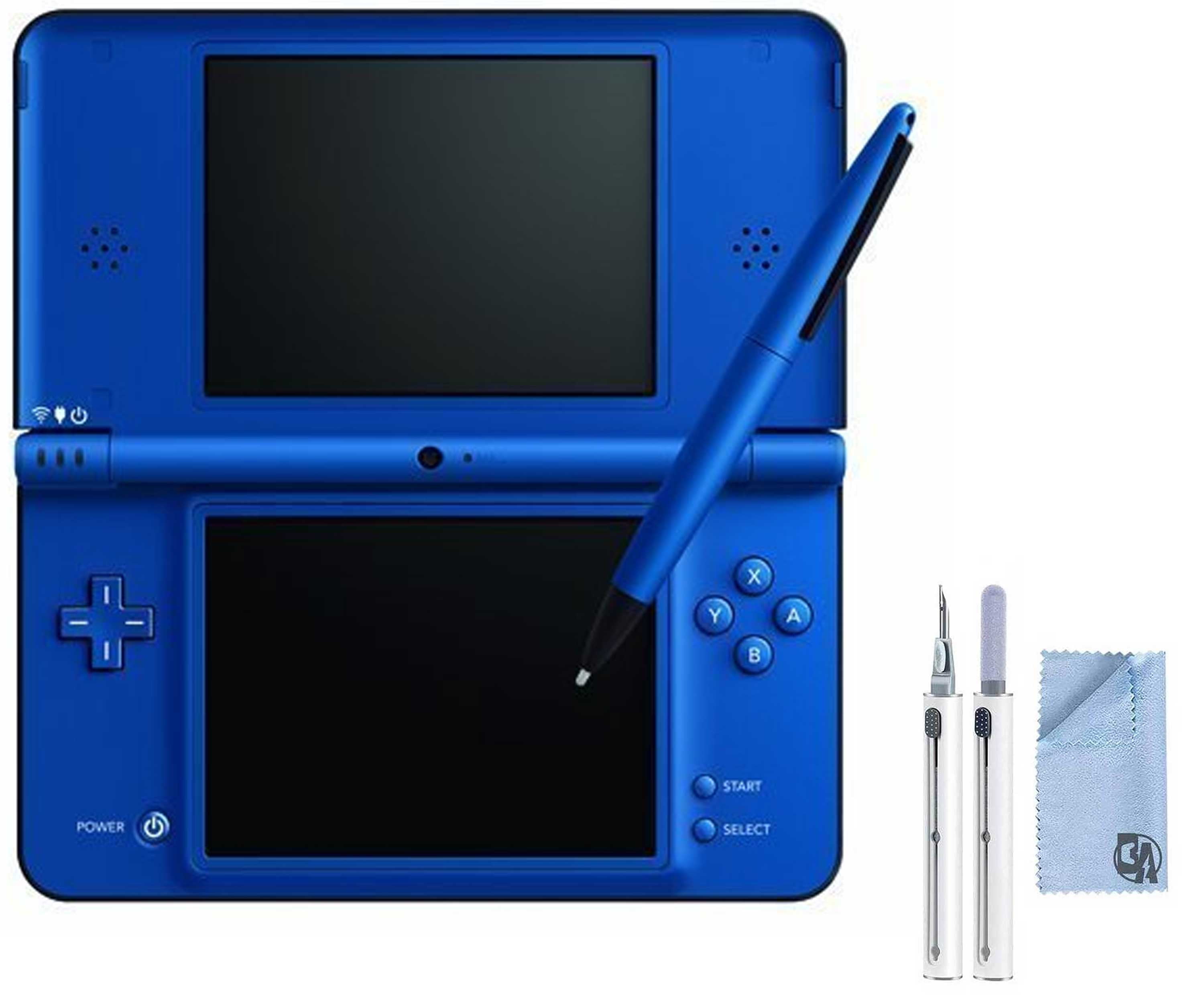 Pre-Owned Nintendo DSi XL Midnight Blue BOLT AXTION Bundle (Refurbished: Like New)