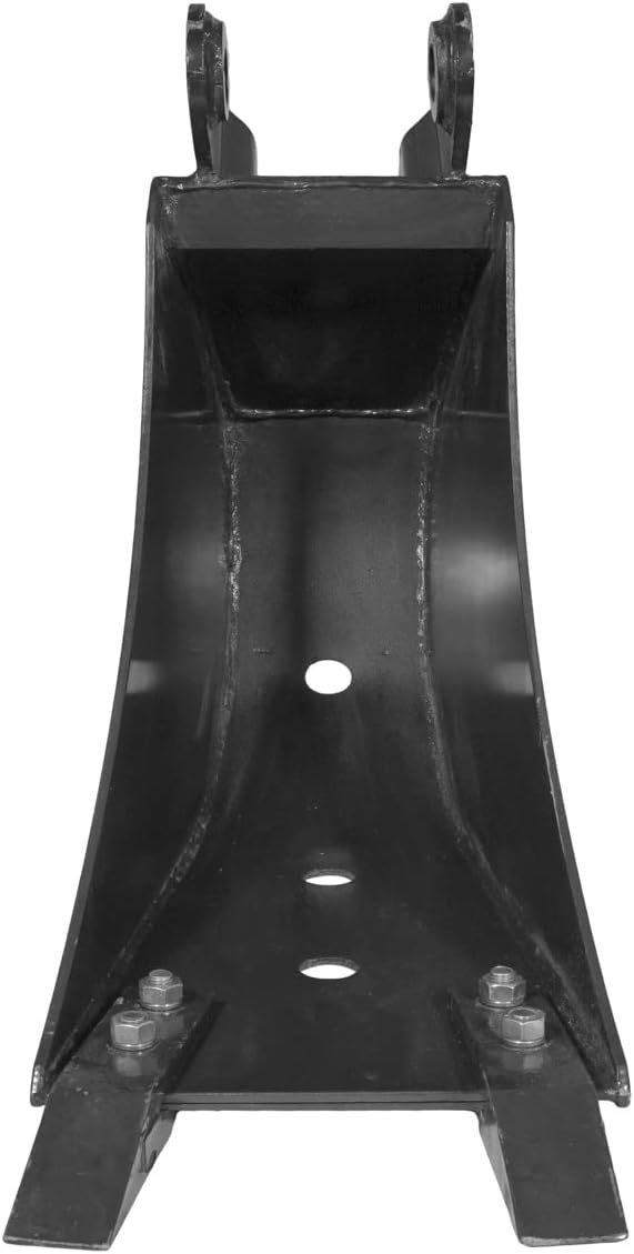 Titan Attachments Backhoe Bucket 12" 2 Bolt-On Forged Carbon Steel Teeth