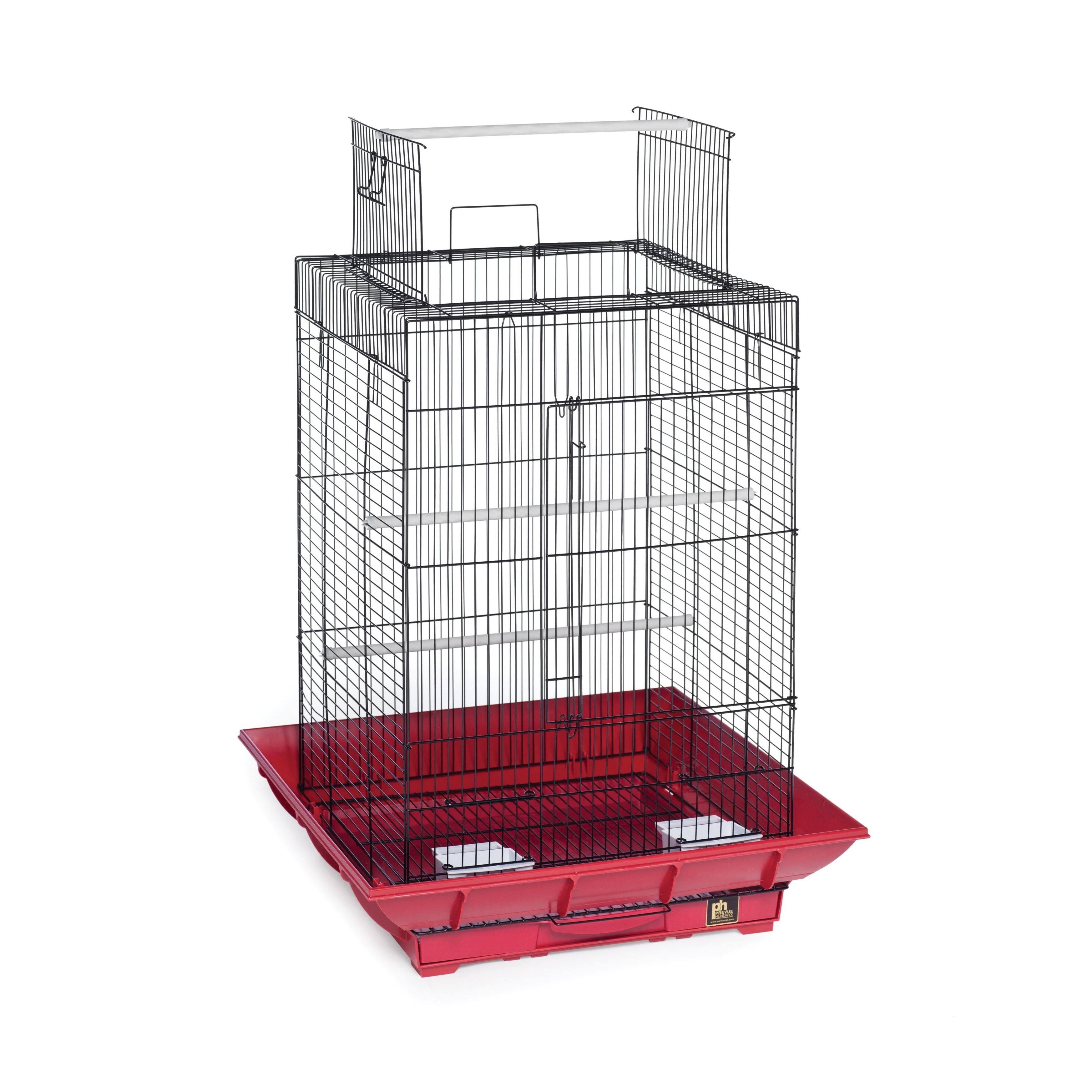 Prevue Hendryx Clean Life Play Top Bird Cage - White