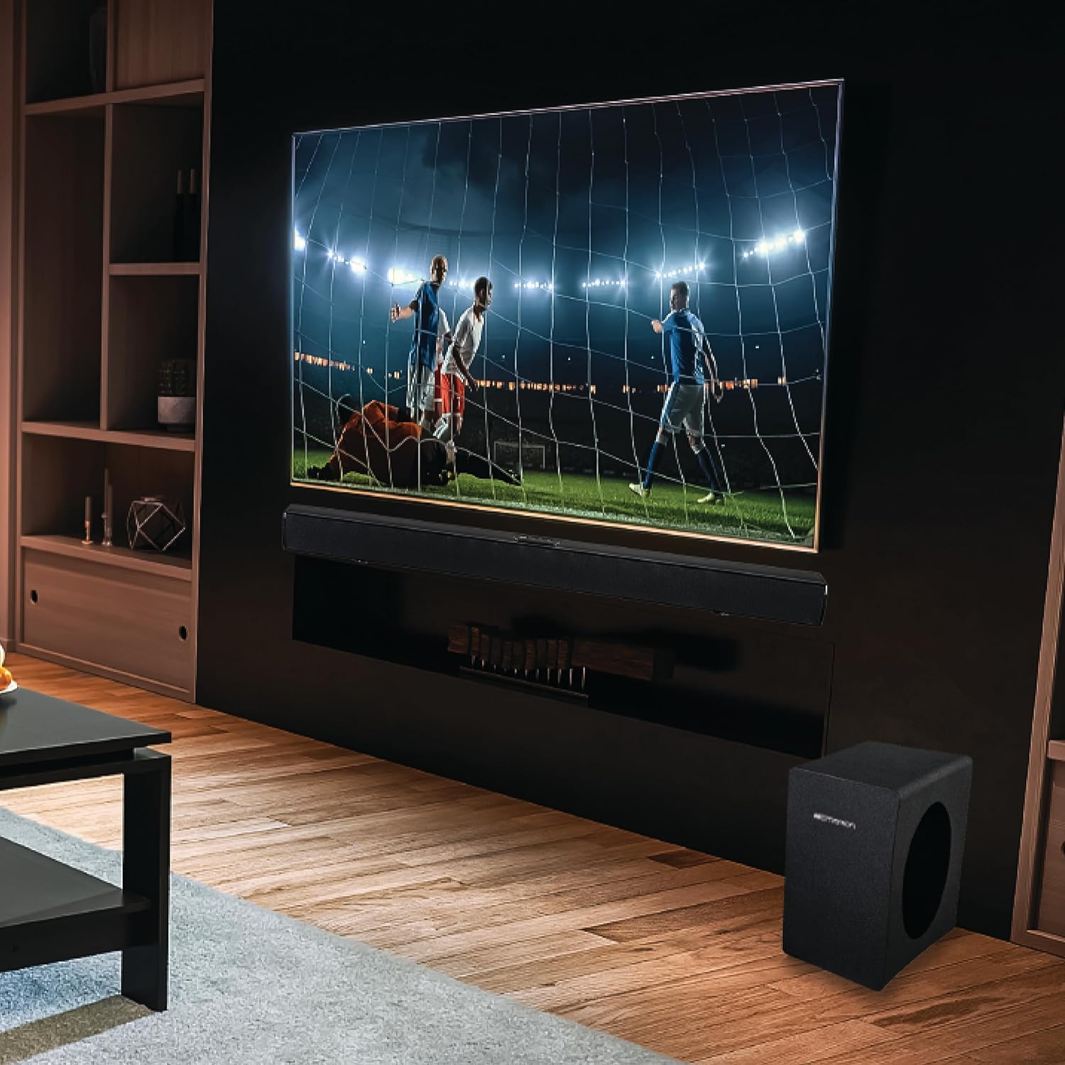 Emerson EHS-2050 37-inch Bluetooth Soundbar with Subwoofer and Remote Control