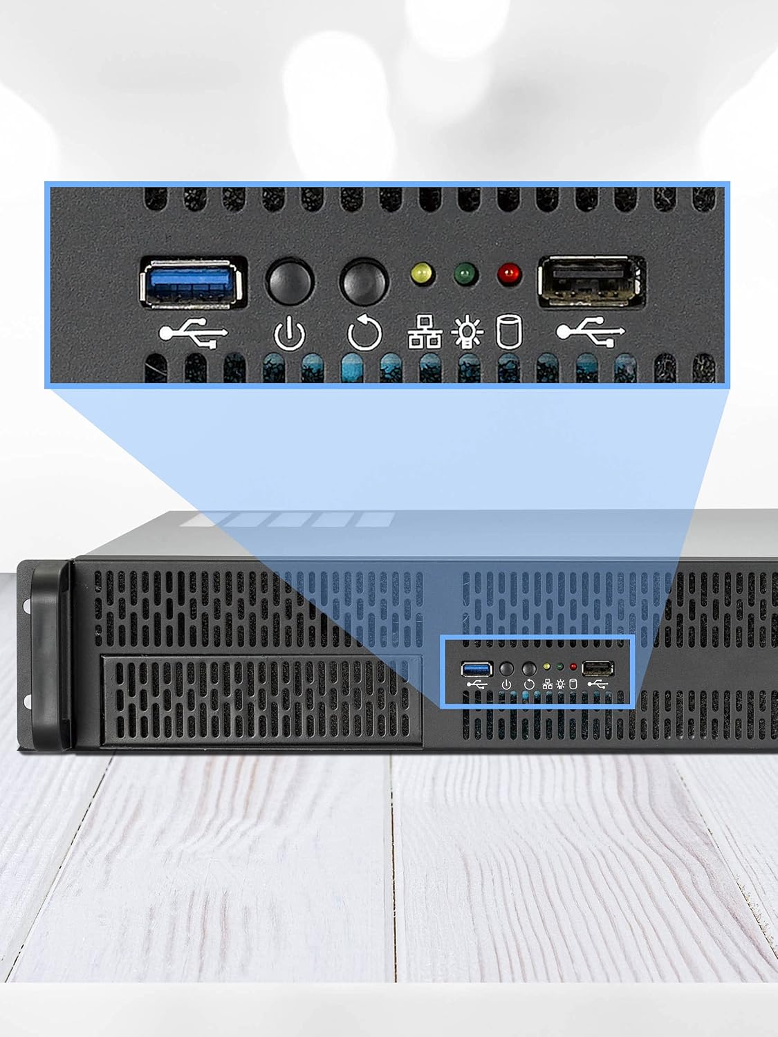 Rosewill 4U Server Chassis 15 Bay Server Case 15x 3.5 HDD Bays, E-ATX Board, Rackmount Server Case