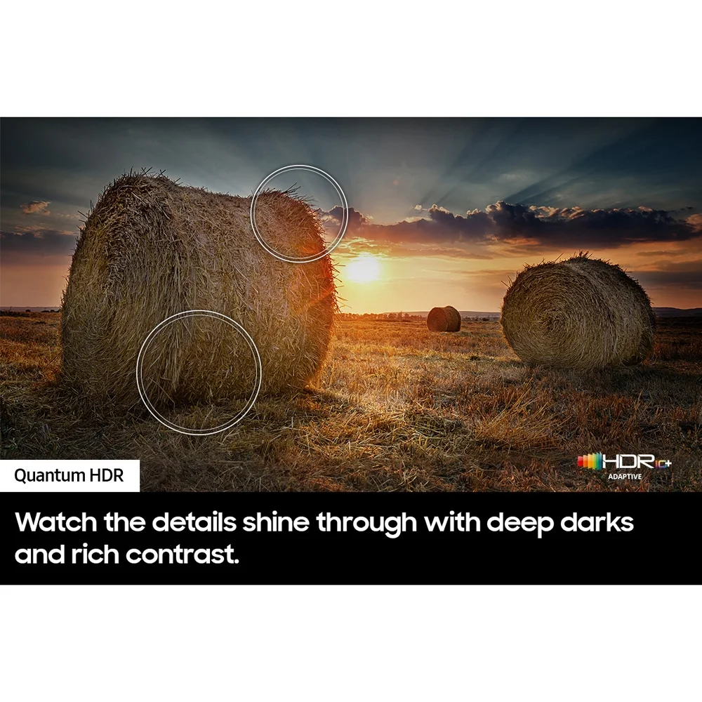 Samsung QN43Q60CA 43 Inch QLED 4K Smart TV Bundle with Deco Home 60W 2.0 Channel Soundbar
