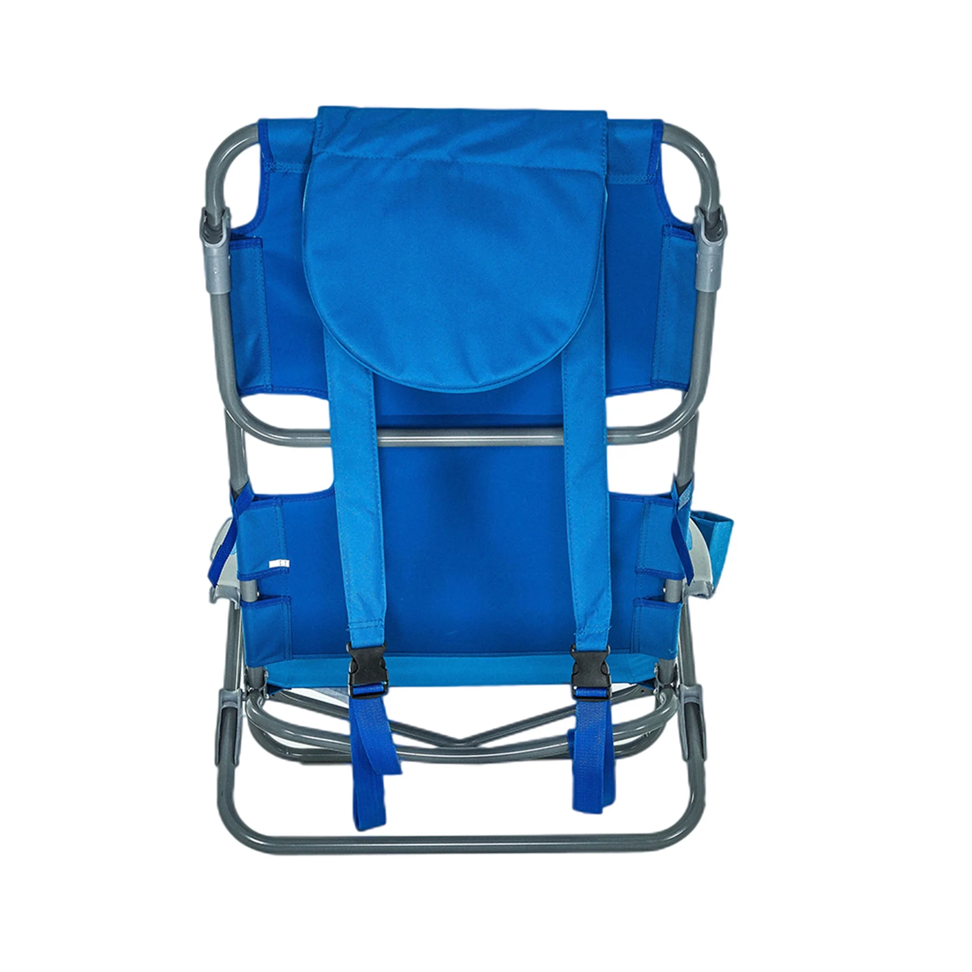 Ostrich On Your Back Chair & Ladies Comfort On Your Back Beach Chair, Blue