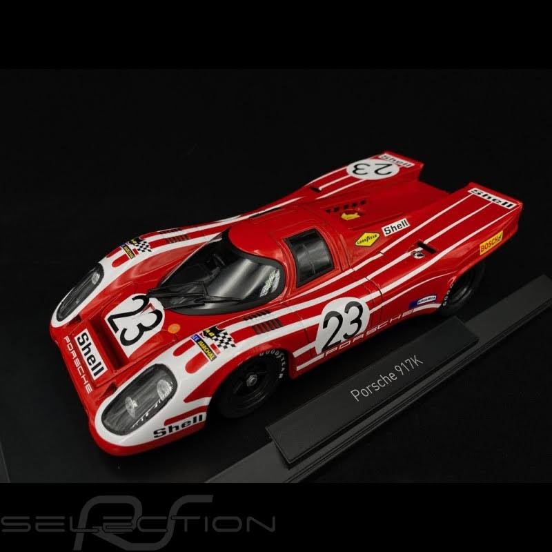 Porsche 917k #23 Hans Herrmann - Richard Attwood Winners 24 Hours of Le Mans (1970) 1/18 Diecast Model Car by Norev 187586