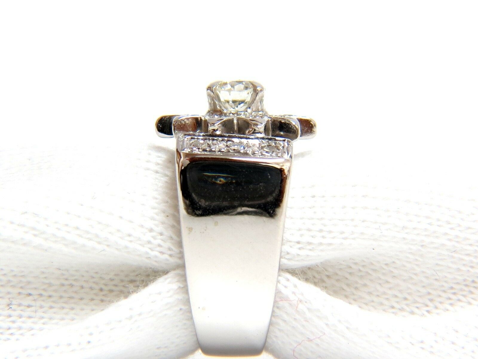 .72ct. VICTORIAN REVIVAL DIAMONDS COCKTAIL RING G/VS 14KT