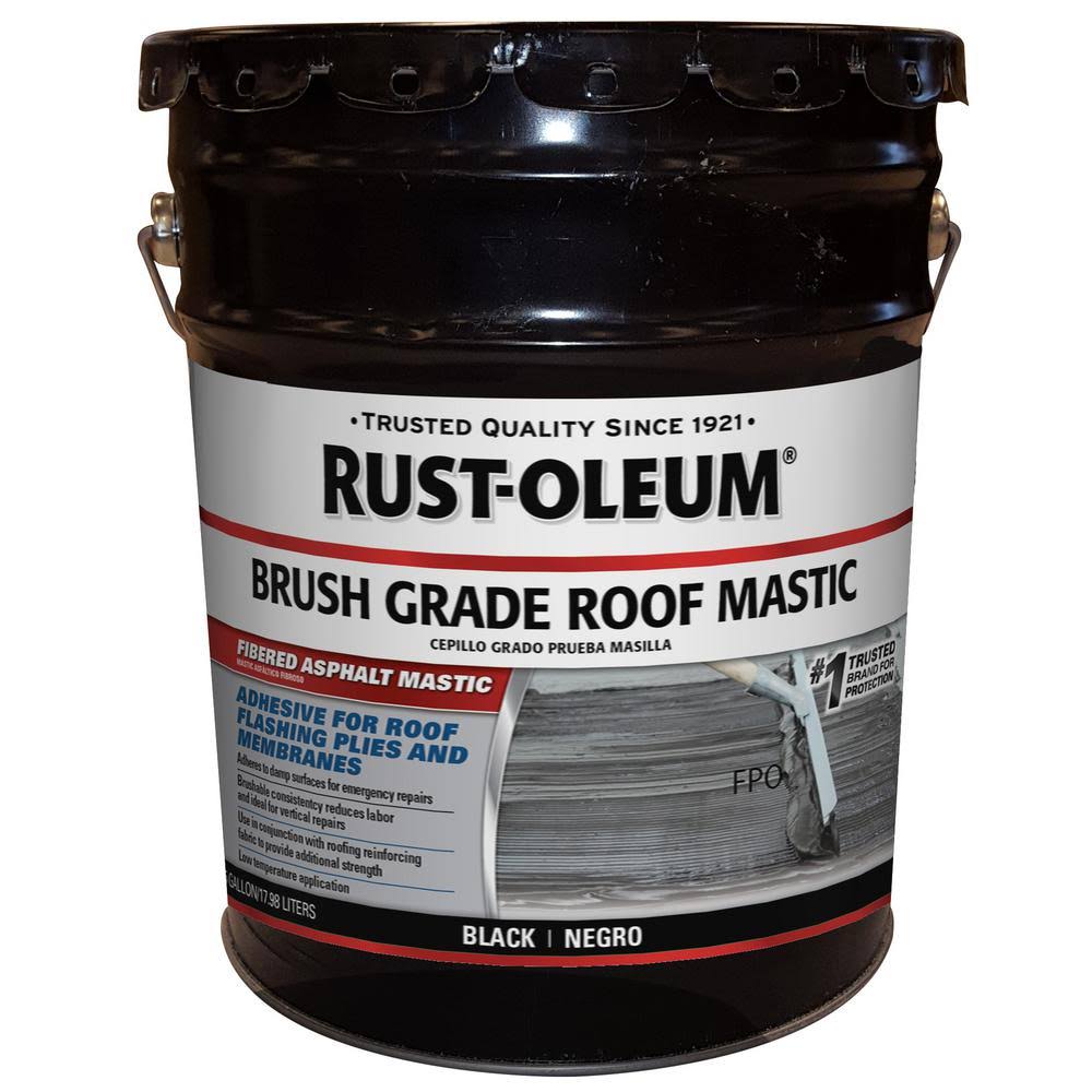 Rust-Oleum 347433 Roof Mastic and Waterproofer,4.75 gal.
