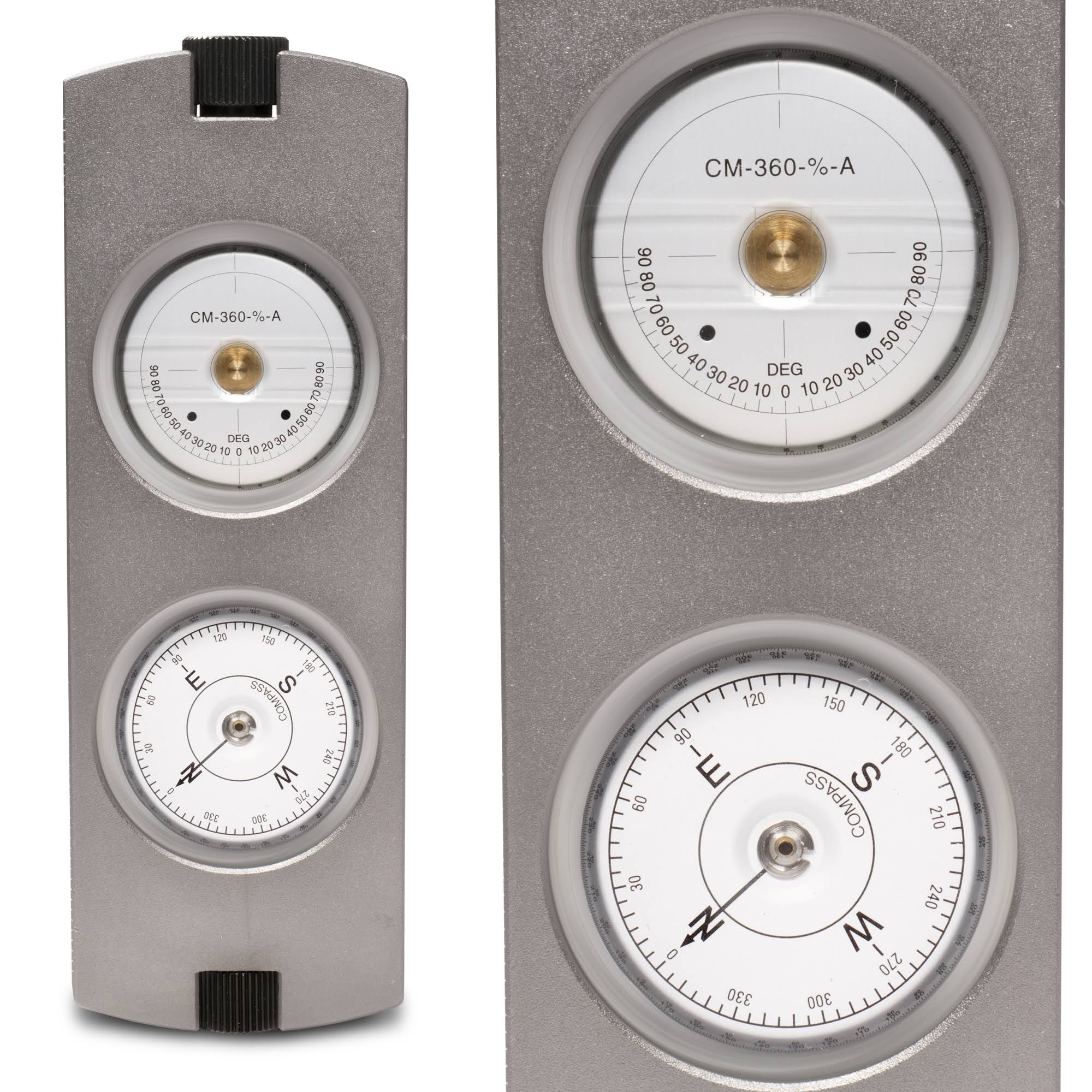 The Cimple Co Handheld Clinometer Compass W Case Combo - Satellite Inclinometer Surveying Tool