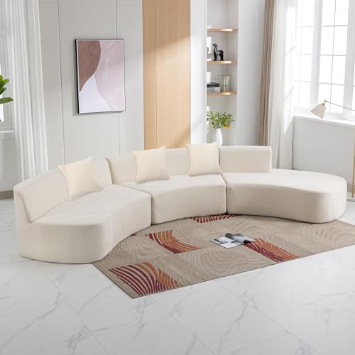 GNIXUU 136.6" Oversized Modular Sectional Sofa for Living Room