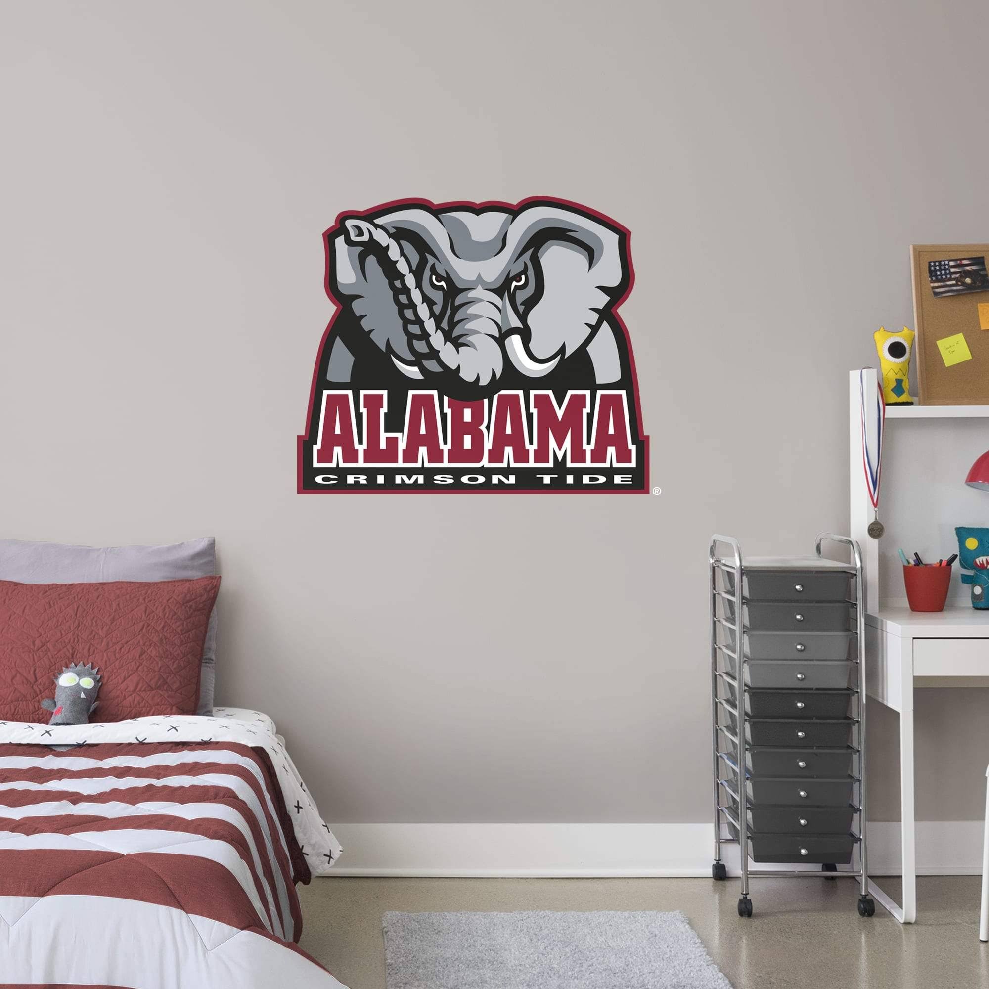 Fathead Alabama Crimson Tide: Logo - Giant Officially Licensed Removable Wall Decal