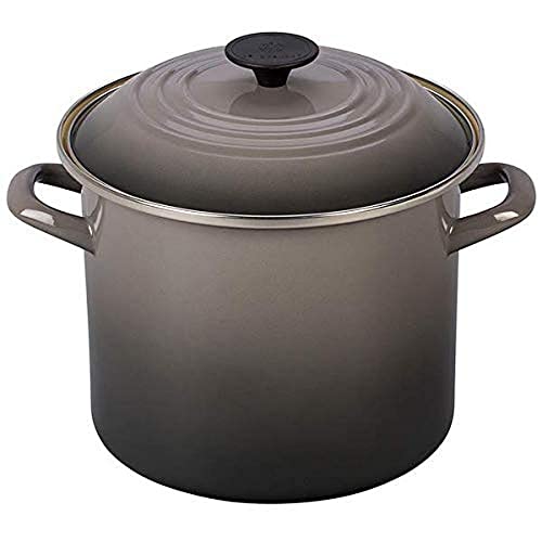 Le Creuset Enamel on Steel Stockpot, 10 qt., Olive