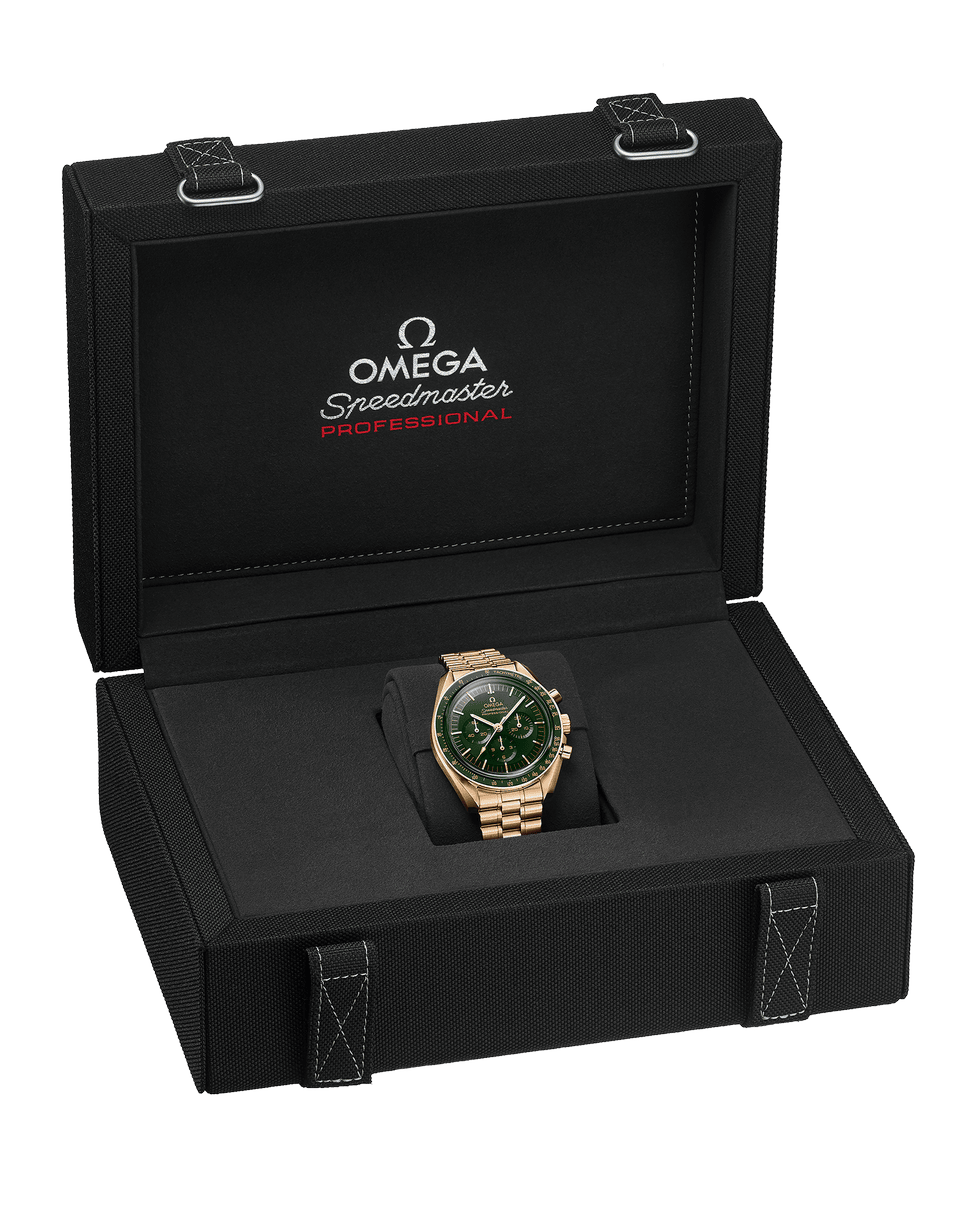 Speedmaster Moonwatch Professional Chronograph 18K Moonshine Gold 42mm
