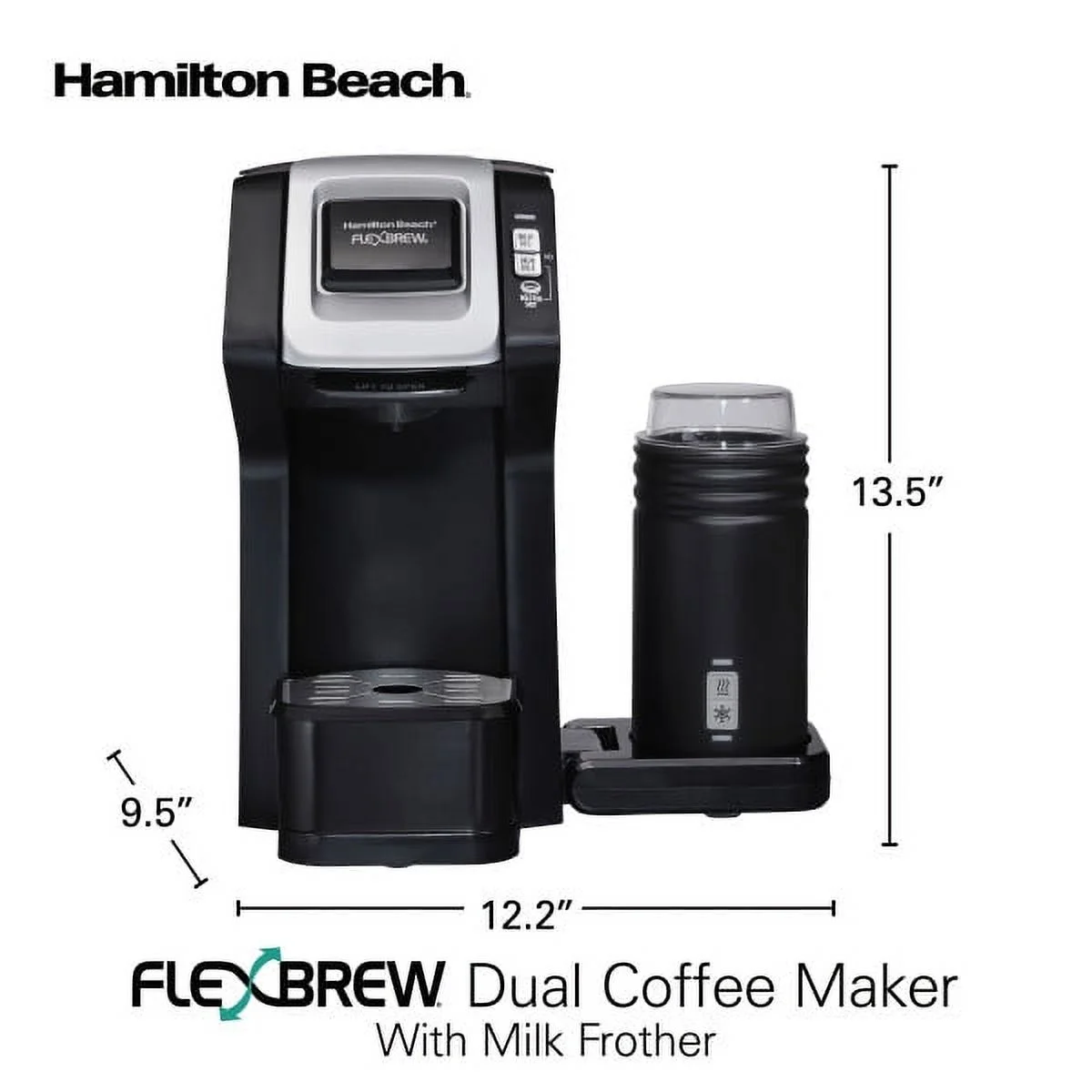 Hamilton Beach FlexBrew 49949 1500W Capsule Coffee Machine - Black