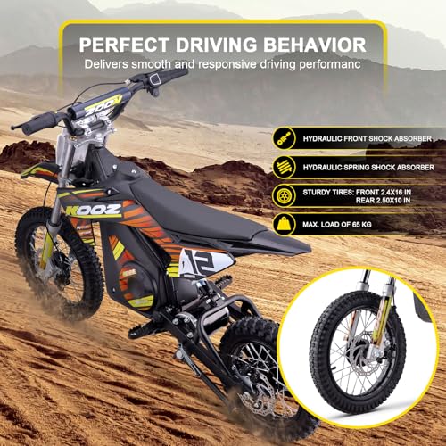 MotoTec 36v 1000w (HP112E) Electric Dirt Bike Orange