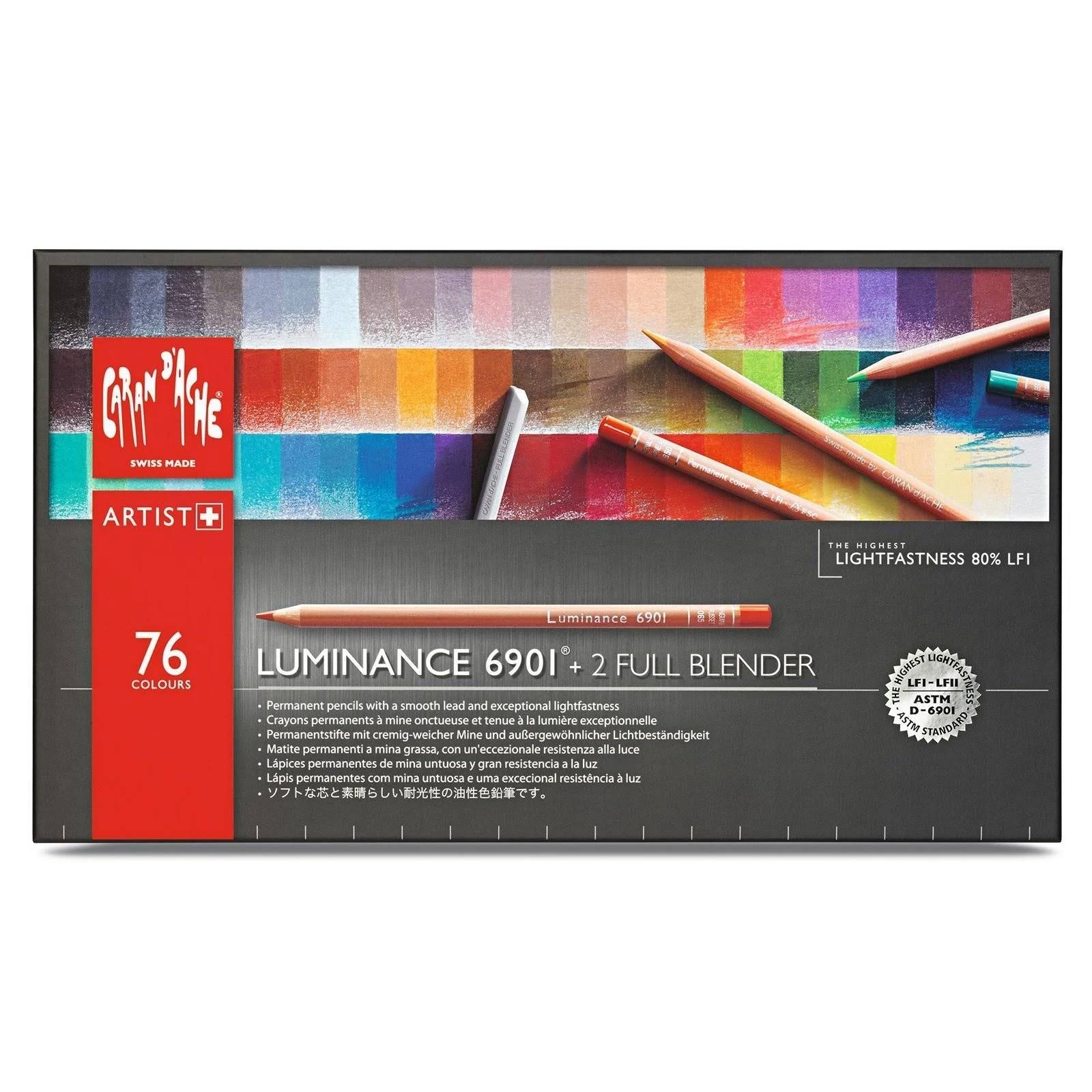 Caran d'Ache Luminance Lightfast Pencil Set of 76