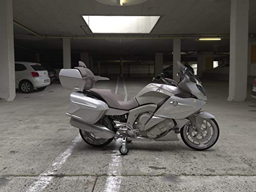 GLK | Comfort and Safe Riding Landing Gear GLX-FC209 Motorcycle Stand Accessories | With Foot Standing Wheel Operated by Electric Switch for BMW |