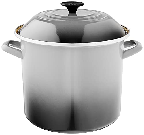 Le Creuset Enamel on Steel Stockpot, 10 qt., Olive