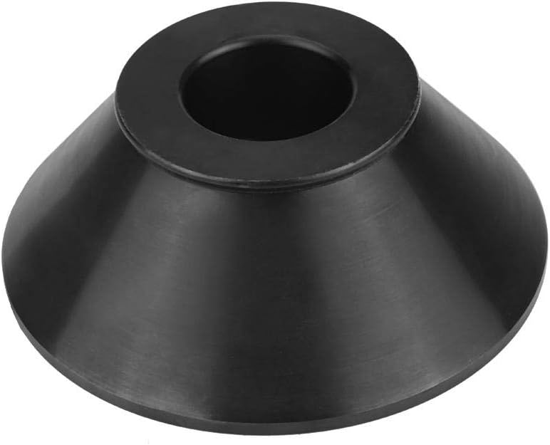 Wheel Balancer Cone, 4pcs Carbon Steel Wheel Balancer Adapter Cones Standard Taper Cone Kit for Car Light Truck, Cone 1.77" to 5.39" Size, 40mm Shaft