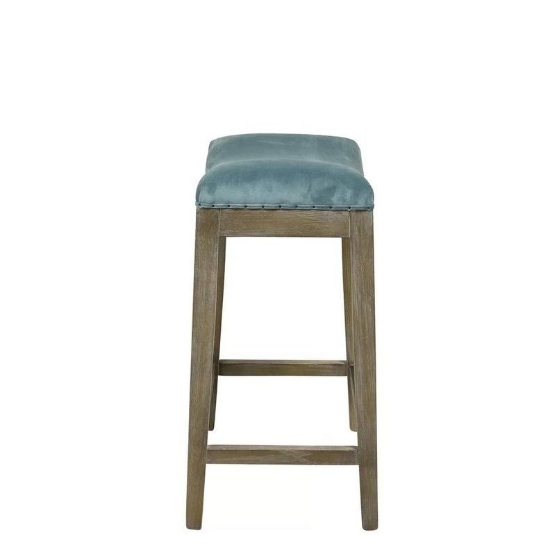 HCD Saddle Wood Stool - N/A - Green