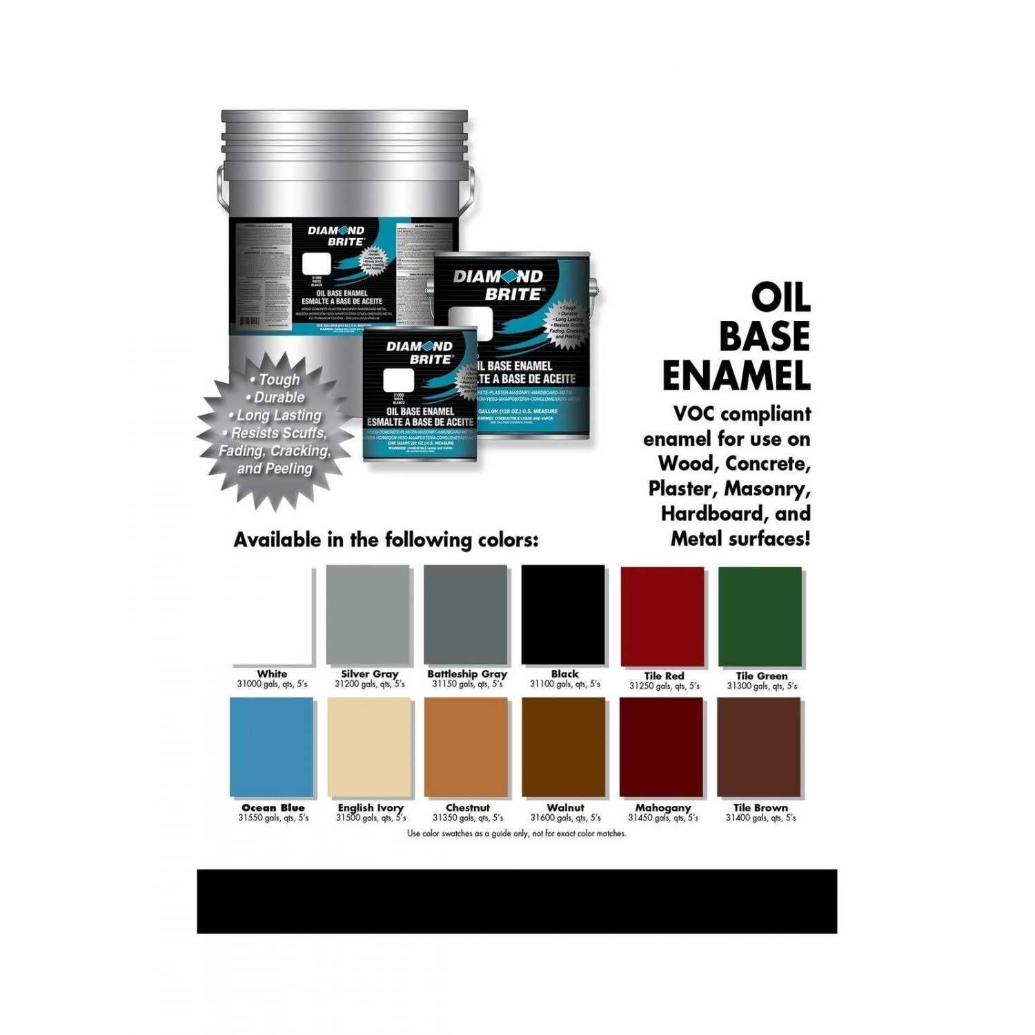 Diamond Brite 5 Gal Oil Base All Purpose Enamel Paint - Shop Hardware Tools Online Store