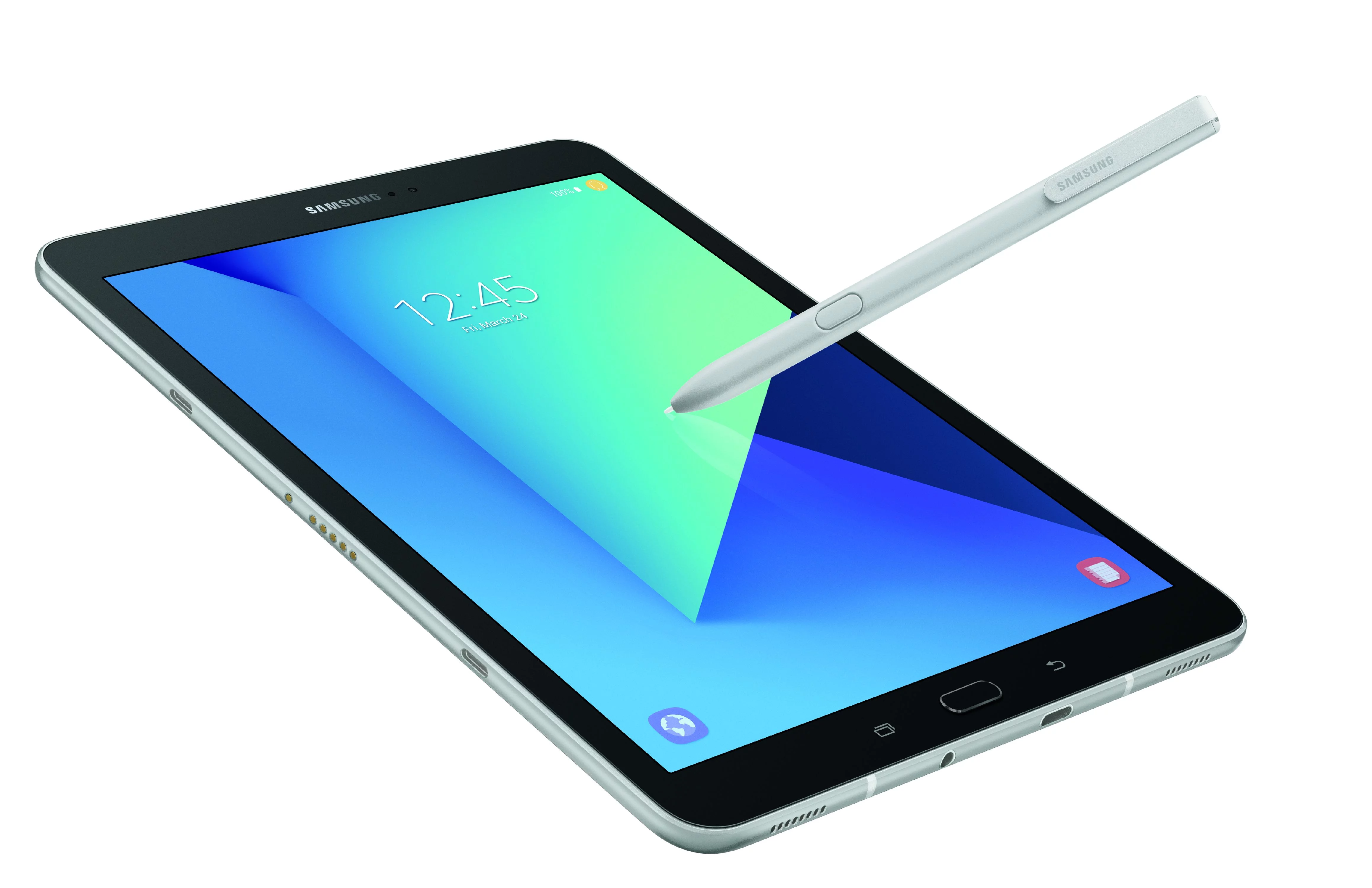 Samsung Galaxy Tab S3 9.7" 32GB Android Silver Tablet with S Pen included- WiFi (SM-T820NZSAXAR) - Curated Treasures Market