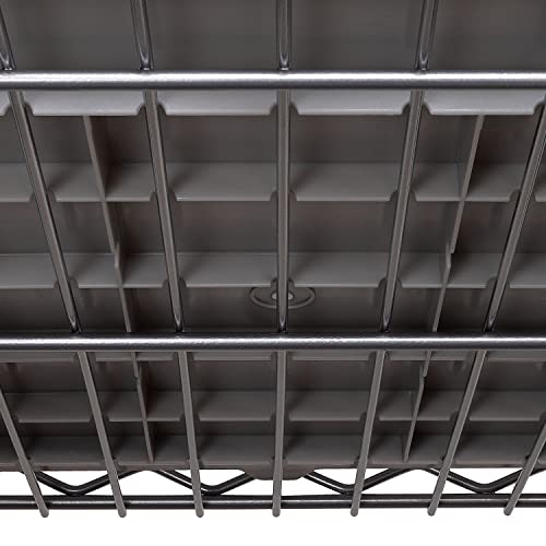 Seville Classics Heavy Duty NSF Bin Rack Solid Steel Wire Shelving Storage Unit, Patented Organizer for Garage, Warehouse, Office, Restaurant