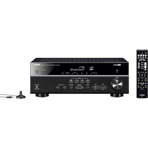 Yamaha Audio YHT-4950U 4K Ultra HD 5.1-Channel Home Theater System with 8" 50W RMS Powered Subwoofer Speakers, AV Receiver