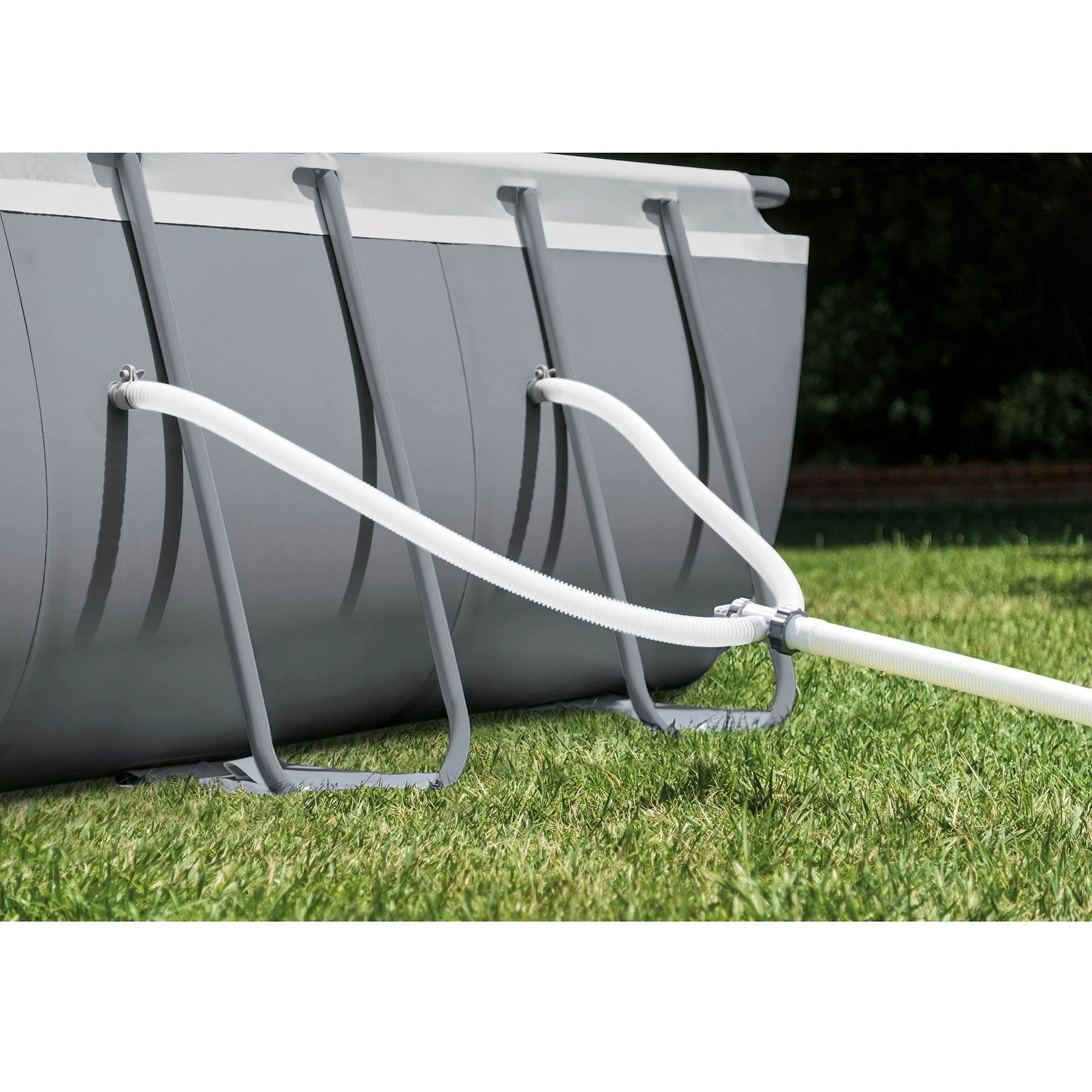 Intex 24' x 12' x 52 Ultra XTR Rectangular Frame Swimming Pool Set + Pump