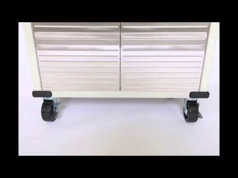 Seville Classics UltraHD Tall Storage Cabinet - Graphite