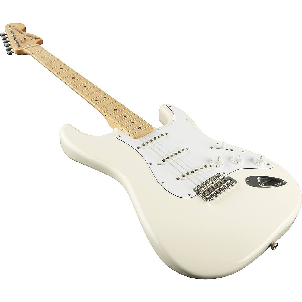 Fender Classic Series &70s Stratocaster Electric Guitar Olympic White